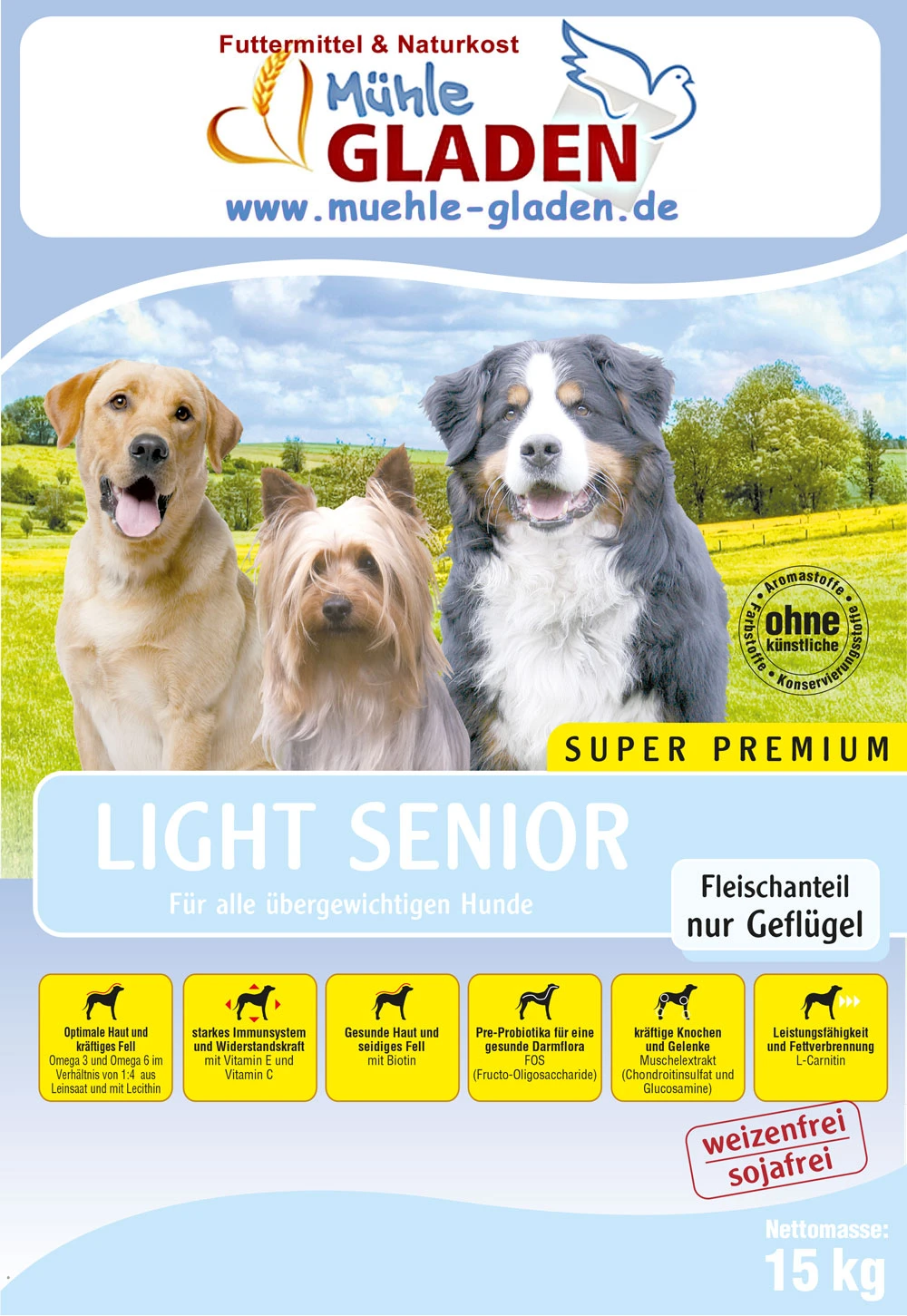 Gladen Light Senior, 5kg 1 Gladen Light Senior, 5kg