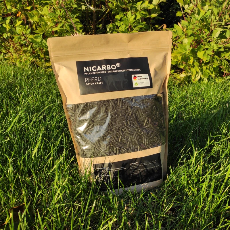 NICARBO Pflanzenkohle - Ergänzungsfutter Pferd 2kg 2 NICARBO Pflanzenkohle - Ergänzungsfutter Pferd 2kg – Bild 2